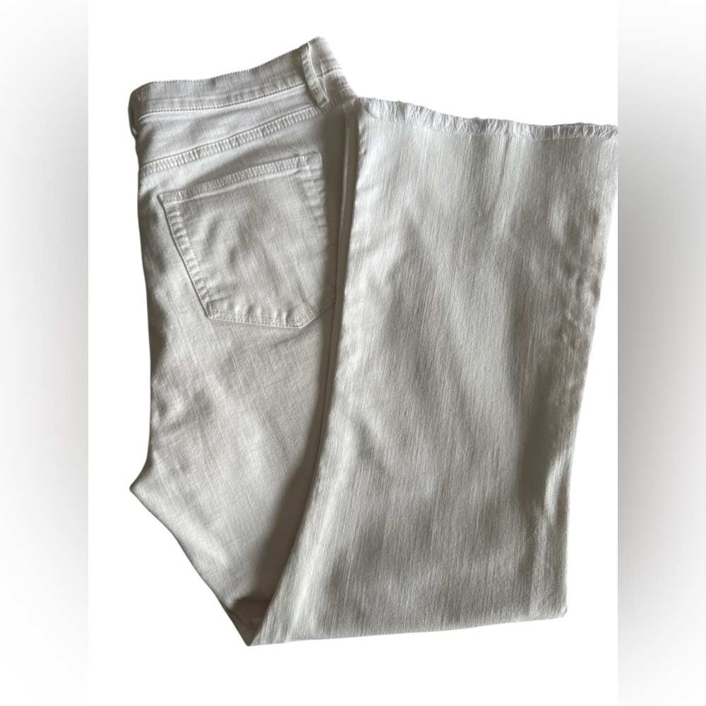 LOFT The Kick Crop Classic White Women's Jeans